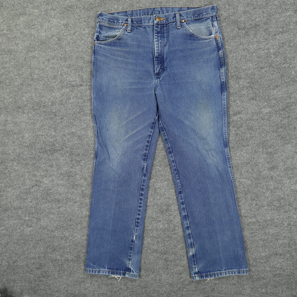 Wrangler Jeans Mens 36x30 Blue 936 Cowboy Cut Slim Fit Tapered